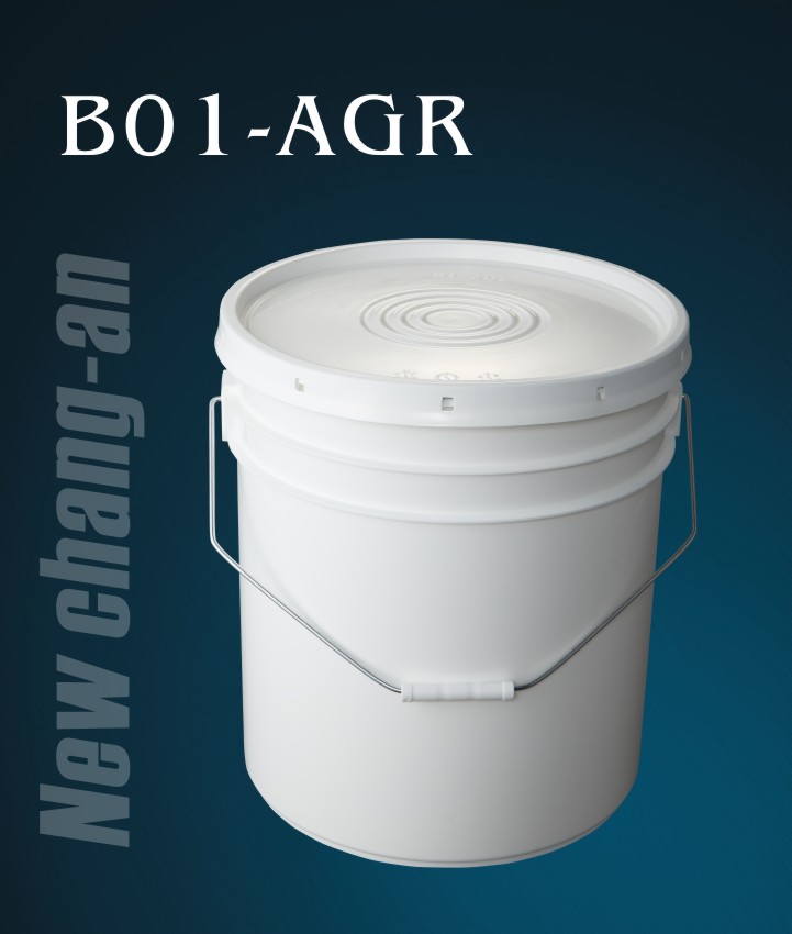含む接着剤用の20LプラスチックペイルB01-AGR